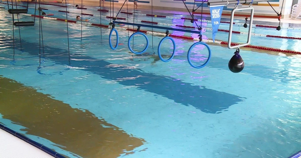Der „Ninja Cross“ ist die neue Attraktion im Europabad | Baden TV