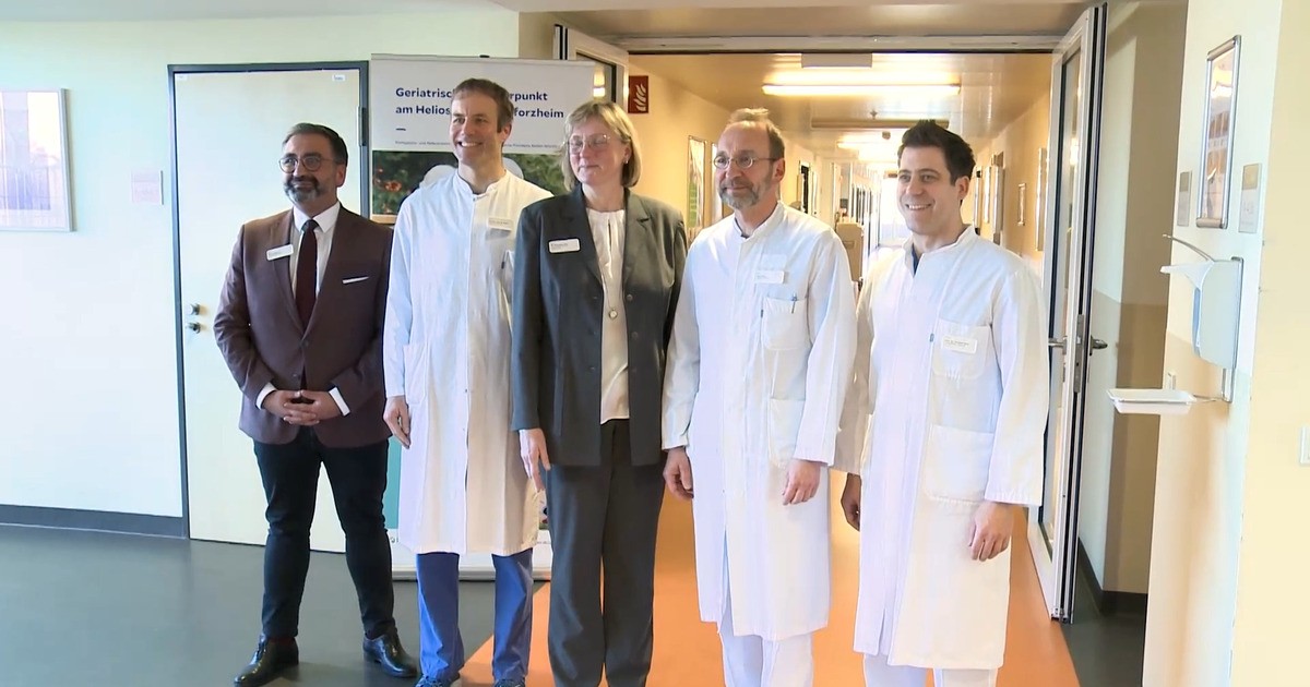Anlaufstelle, Therapie, Behandlung, Prävention: Neuer Fachbereich für Geriatrie im Helios Klinikum Pforzheim | Baden TV